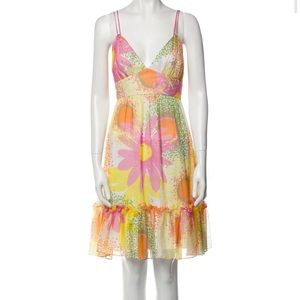 Milly of New York Floral Mini Dress